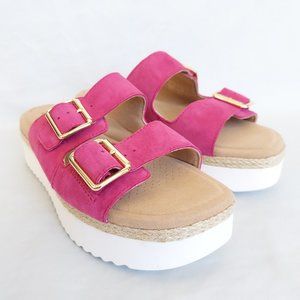 Clarks Lana Platform Sandals Womens 10 Pink - SOLD